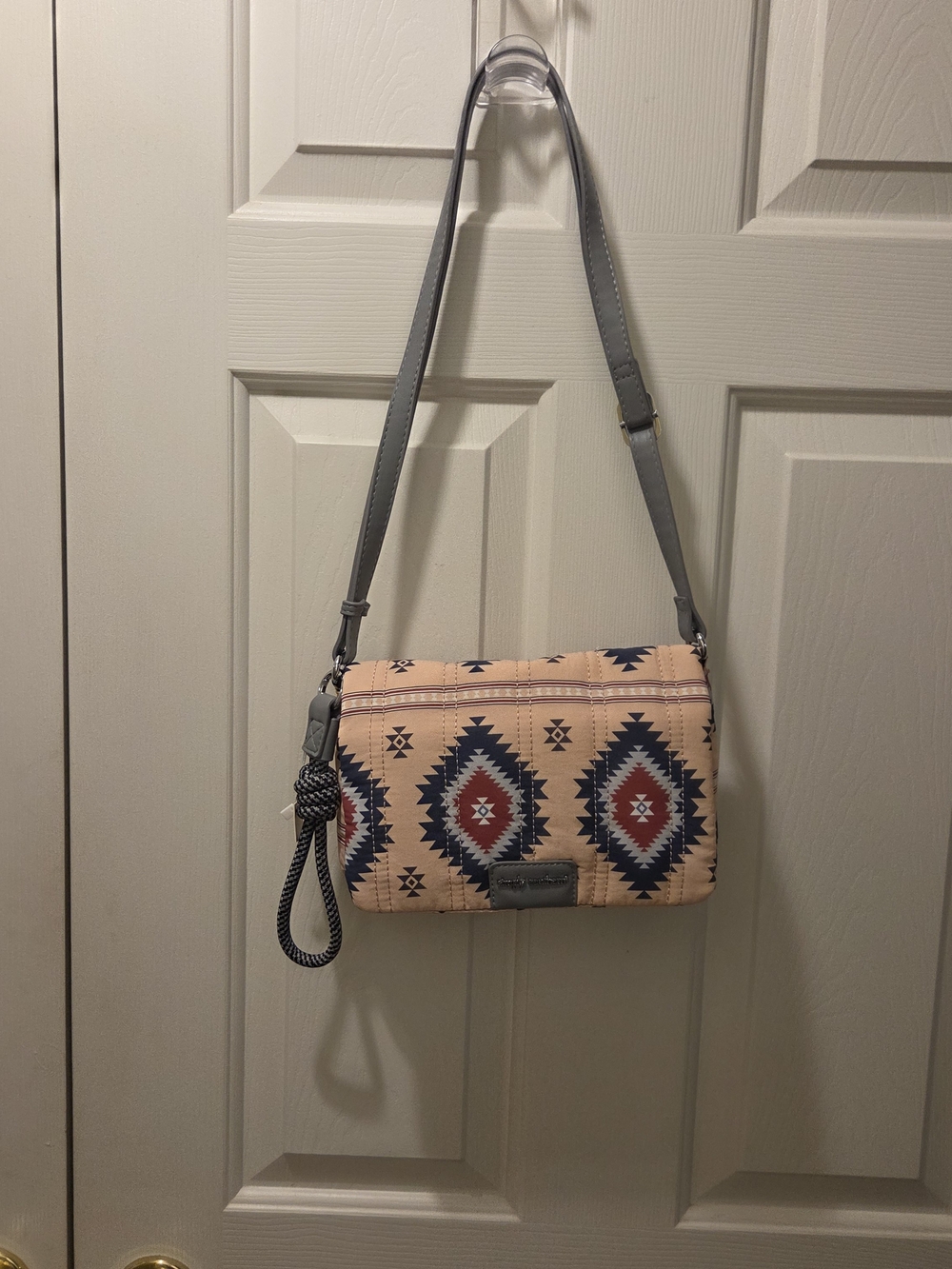 Simply Southern Aztec Crossbody in Beige, Navy, and Rust
